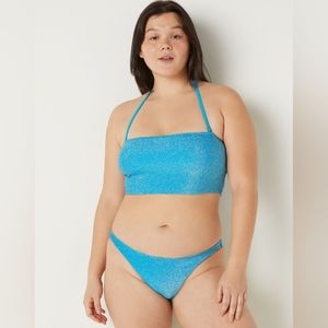 Victoria's Secret PINK Shimmer Brazilian Bikini Bottom